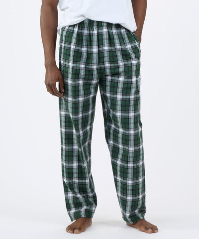 green/white plaid