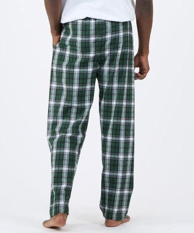 green/white plaid
