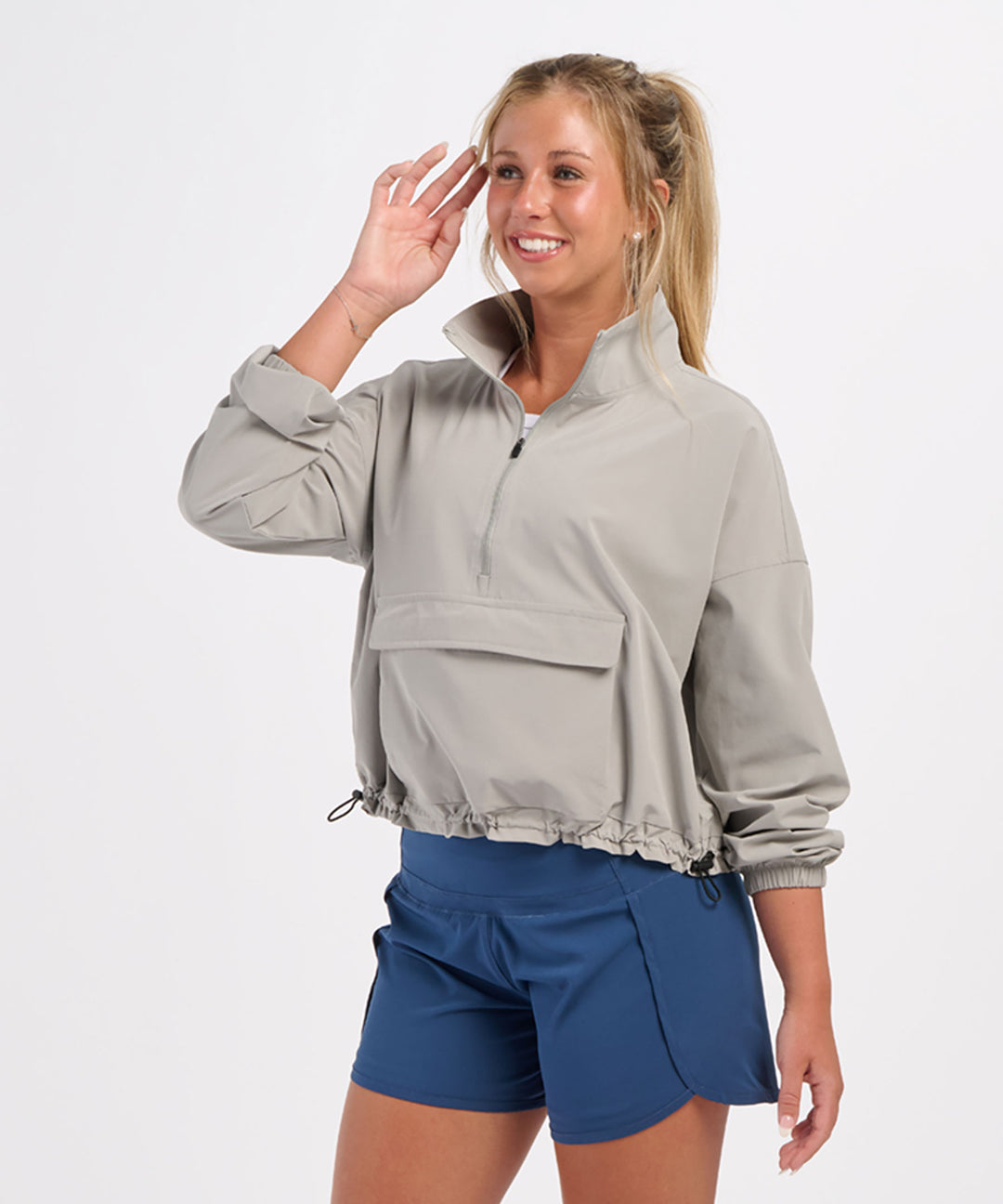 Women's Stretch Woven Quarter-Zip Pullover – Boxercraft