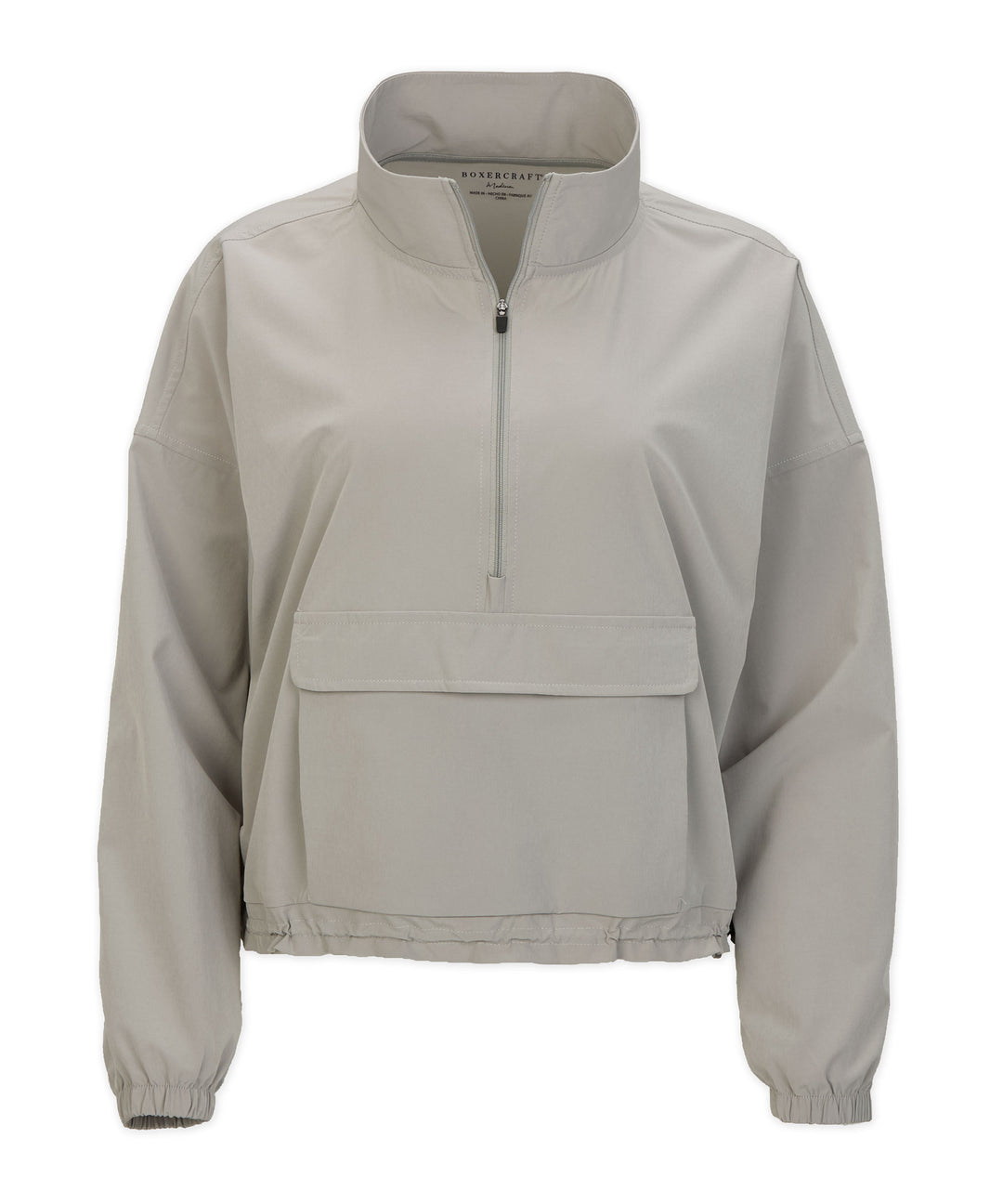 ひらわた　804040 Women's Stretch Woven Quarter-Zip Pullover – Boxercraft