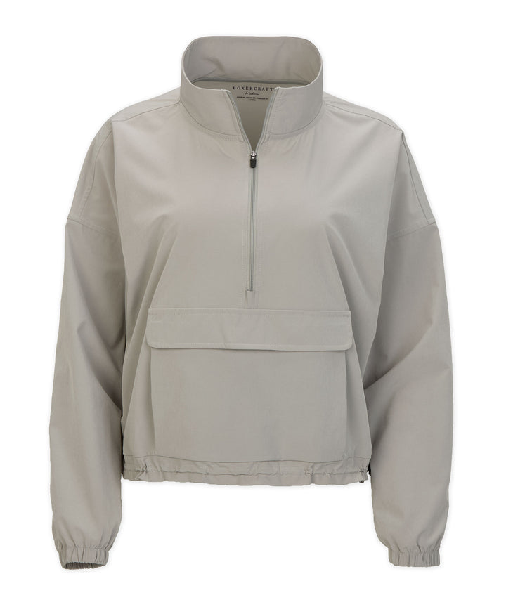 Women's Stretch Woven Quarter-Zip Pullover – Boxercraft Women's Stretch Woven Quarter-Zip Pullover – Boxercraft