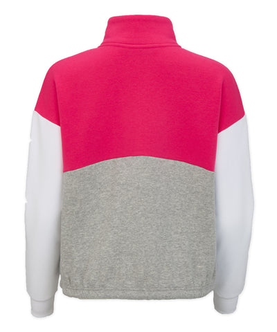 Women's Fleece Colorblocked Quarter-Zip Pullover – Boxercraft