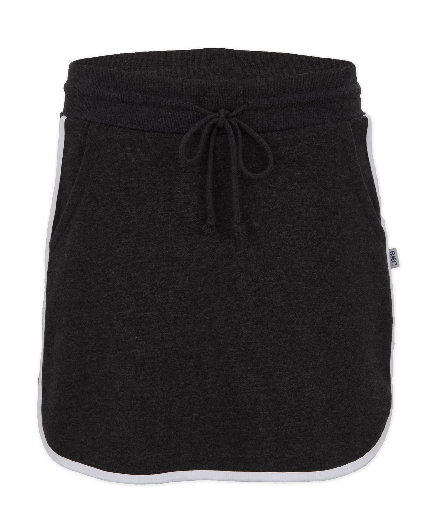 charcoal heather/white