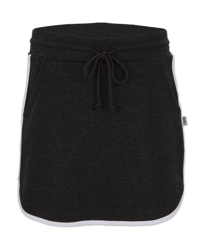 charcoal heather/white