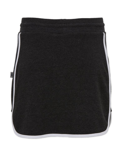 charcoal heather/white