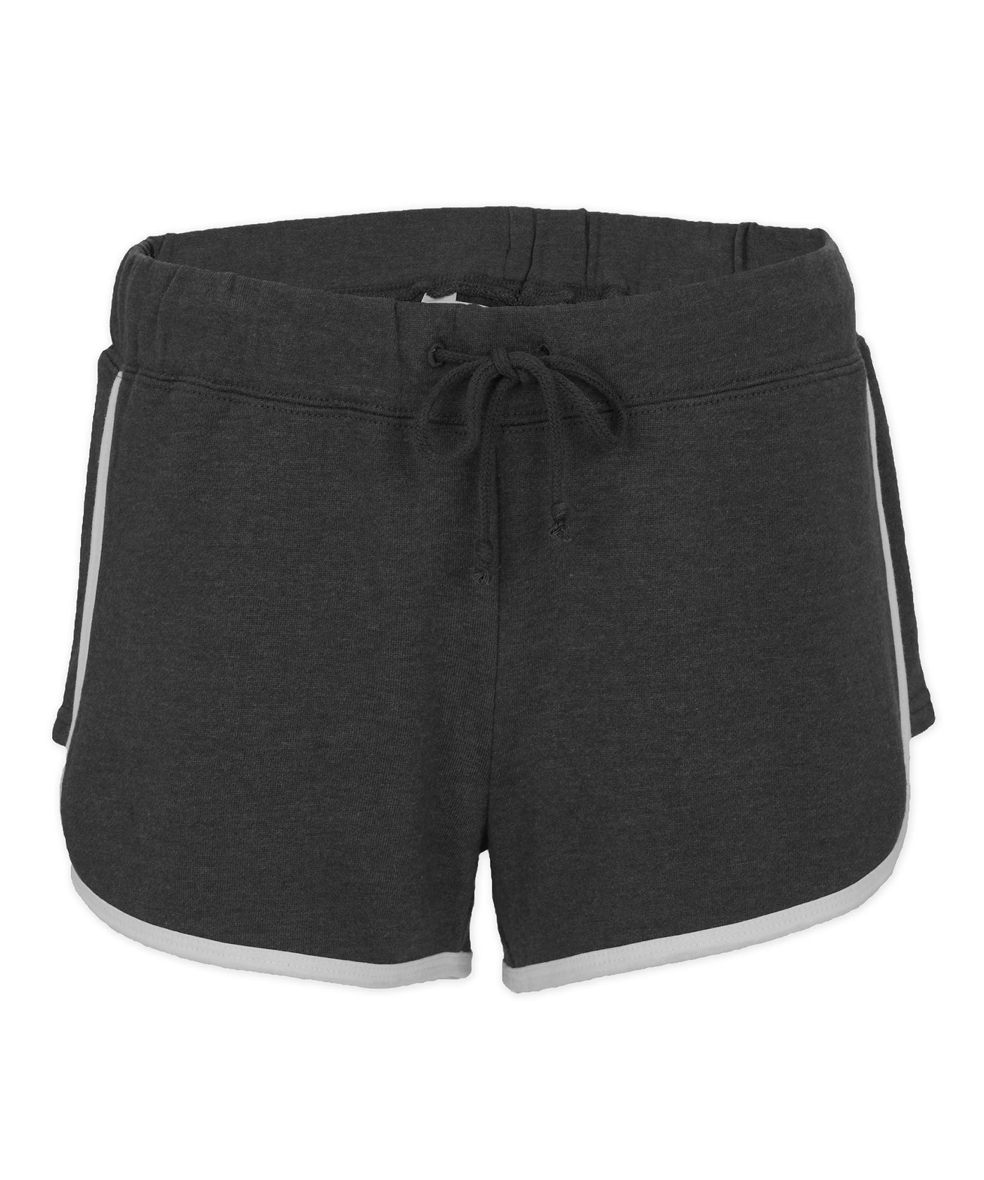 charcoal heather/white