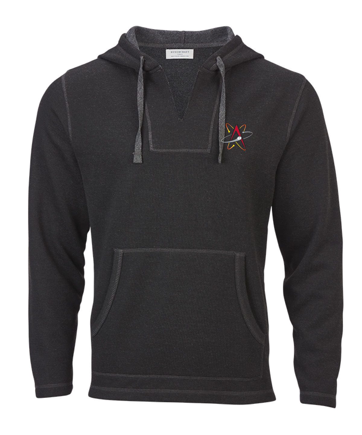 black/charcoal heather