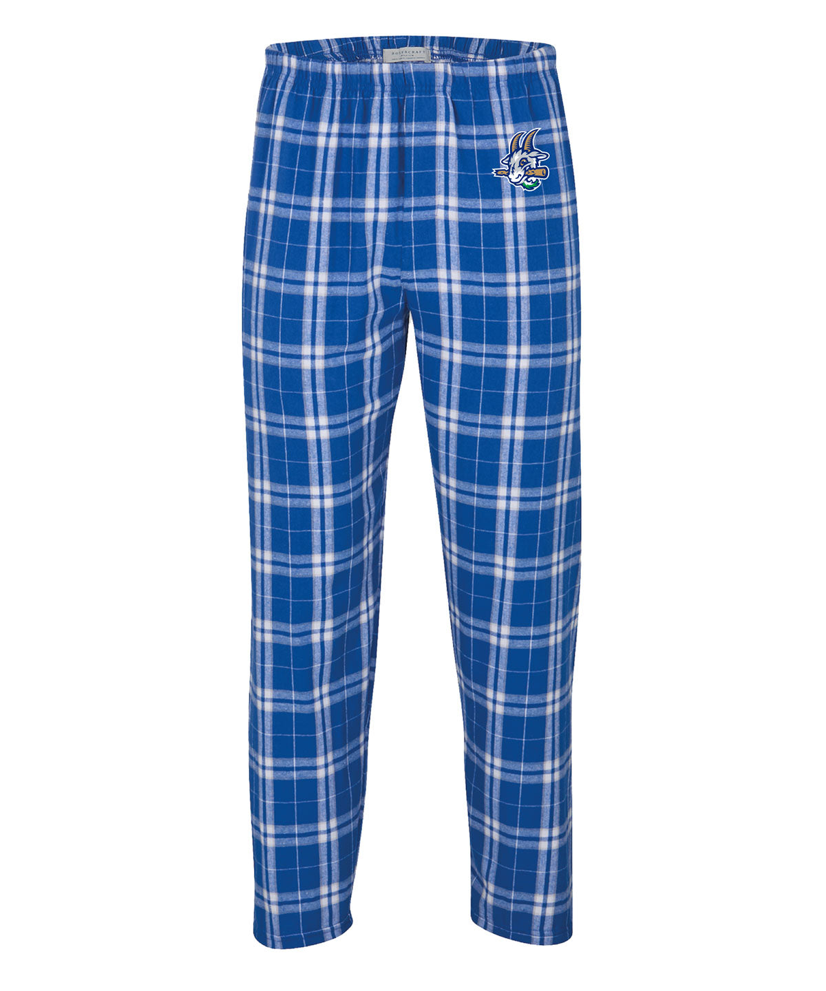 royal/silver plaid
