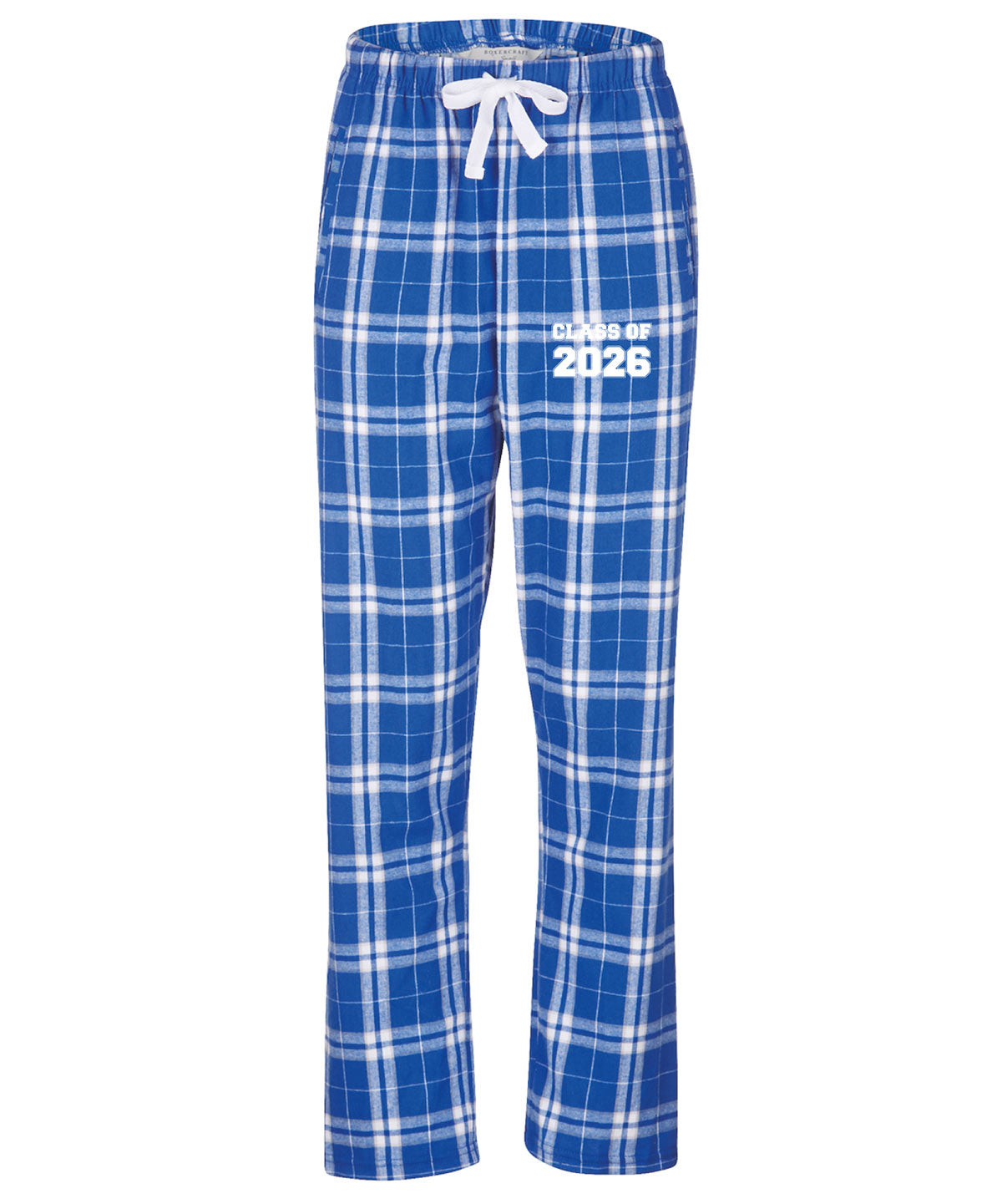 royal/silver plaid