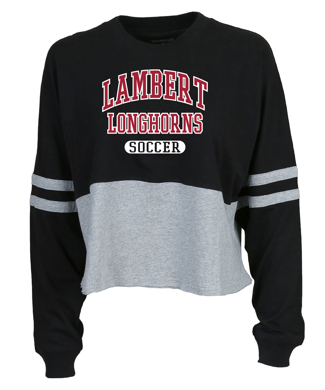 Lambert Soccer Women's Cropped Retro Jersey – Boxercraft
