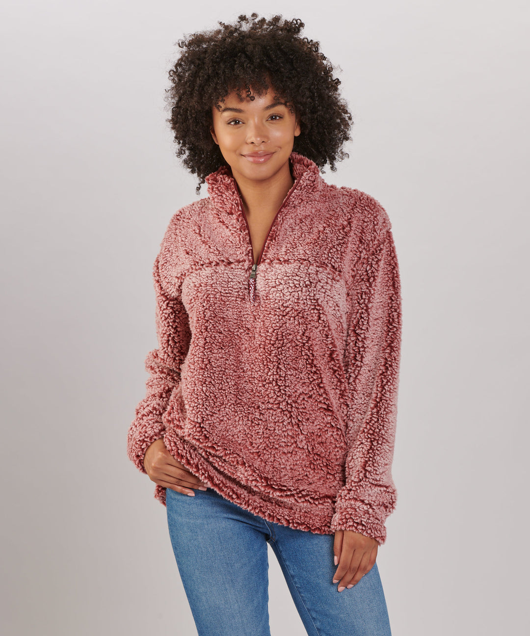 Women's Sherpa Quarter-Zip Pullover – Boxercraft