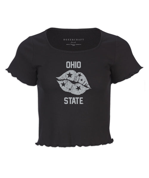 トップス HGM Women's Ohio State University Baby Rib Top – Boxercraft
