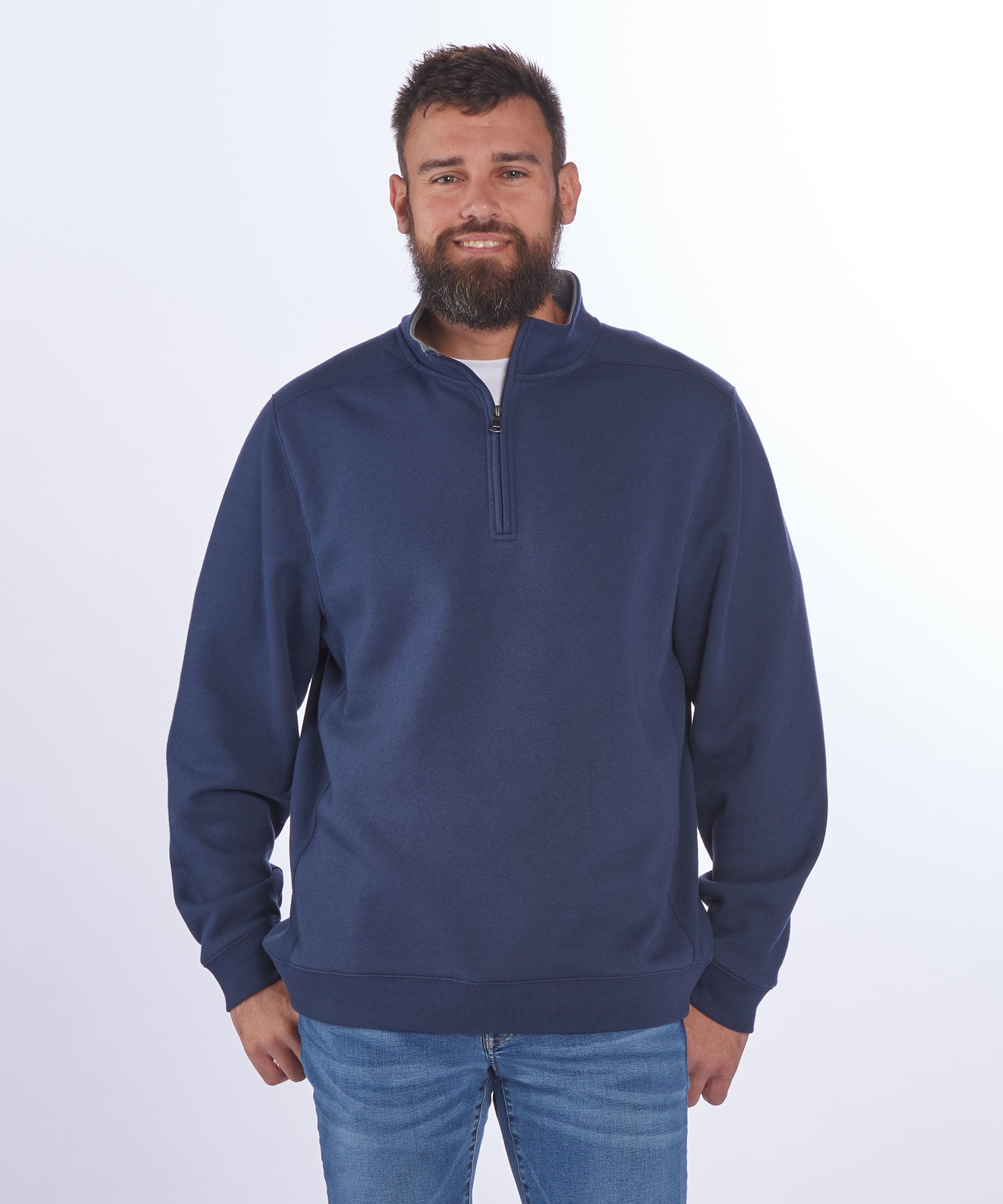 Men's Quarter-Zip Fleece Pullover – Boxercraft